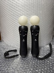Sony PS3 PS4 PS VR Playstation Move Motion Controllers – Set of 2 -CECH-ZCM2U