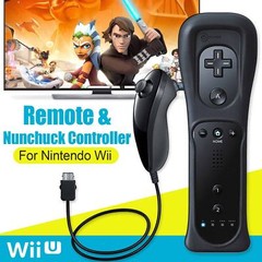 Built in Vibrate Motion Plus Remote Controller And Nunchuck For Wii & Wii U Game