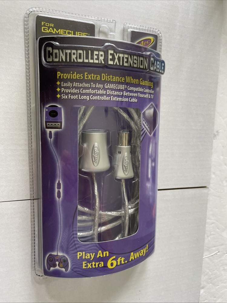 Controller Extension Cable For GameCube- 6 Feet- Sealed Box