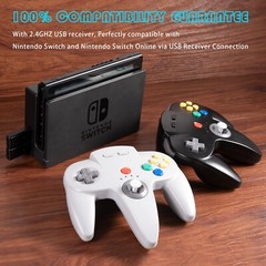 2.4G Wireless Controller Gamepad For Nintendo Switch/ 64 Console With Vibration