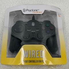 Psyclone Essentials PS2 Wired Controller Black 6ft. Cord Playstation 2 PSE02 New