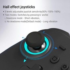 GuliKit KK3 Max Wireless Controller for Switch/PC/iOS/Android – Black