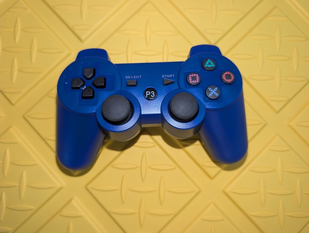 Blue Wireless Bluetooth Video Game Controller Pad For Sony PS3 Playstation 3
