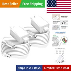 2 Pack 0ft Long Micro USB Cable Android Charger for PS4 Controller XBXO ONE C…