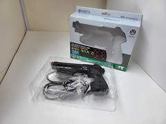 NEW BERETTA WIRED LIGHT GUN FOR ORIGINAL XBOX ONLY FOR OLDER CRT TUBE TYPE TV’S