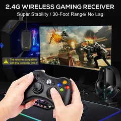 Wired Controller For Microsoft Xbox 360/360S/E Gamepad Joystick PC WIN 7 8 10