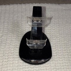 Black Clear Plastic Dual Controller Stand External Mount