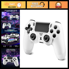 Wireless PS4 Controller – Dual Vibration Joystick, 3.5mm Audio Jack, Motion Sens
