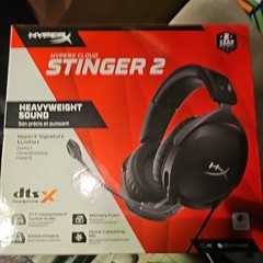 HyperX Cloud Stinger 2 Wired Over-Ear Gaming Headset – Black
