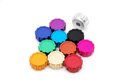 Aluminium Thumb Encoder Knobs CNC Machined Anodised Style Large