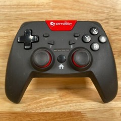 Ematic NSWC145WR Black Wireless Handheld Gaming Controller for Nintendo Switch