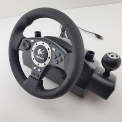 Logitech E-UJ11 Driving Force Pro Classic Racing Wheel For PlayStation 2