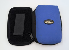 Vintage Nintendo Game Boy Advance GBA Blue Zipper Mesh Carry Case