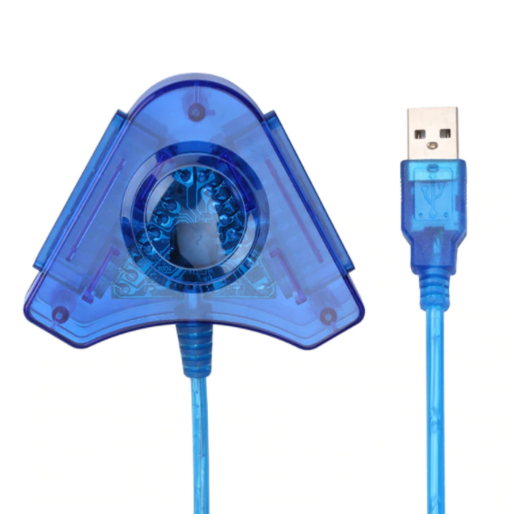 USB Controller Gamepad Adapter, Plastic, Blue