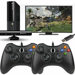 2 Pack USB Game Pad Controller For Microsoft Xbox 360 Console PC Windows XP 8 10