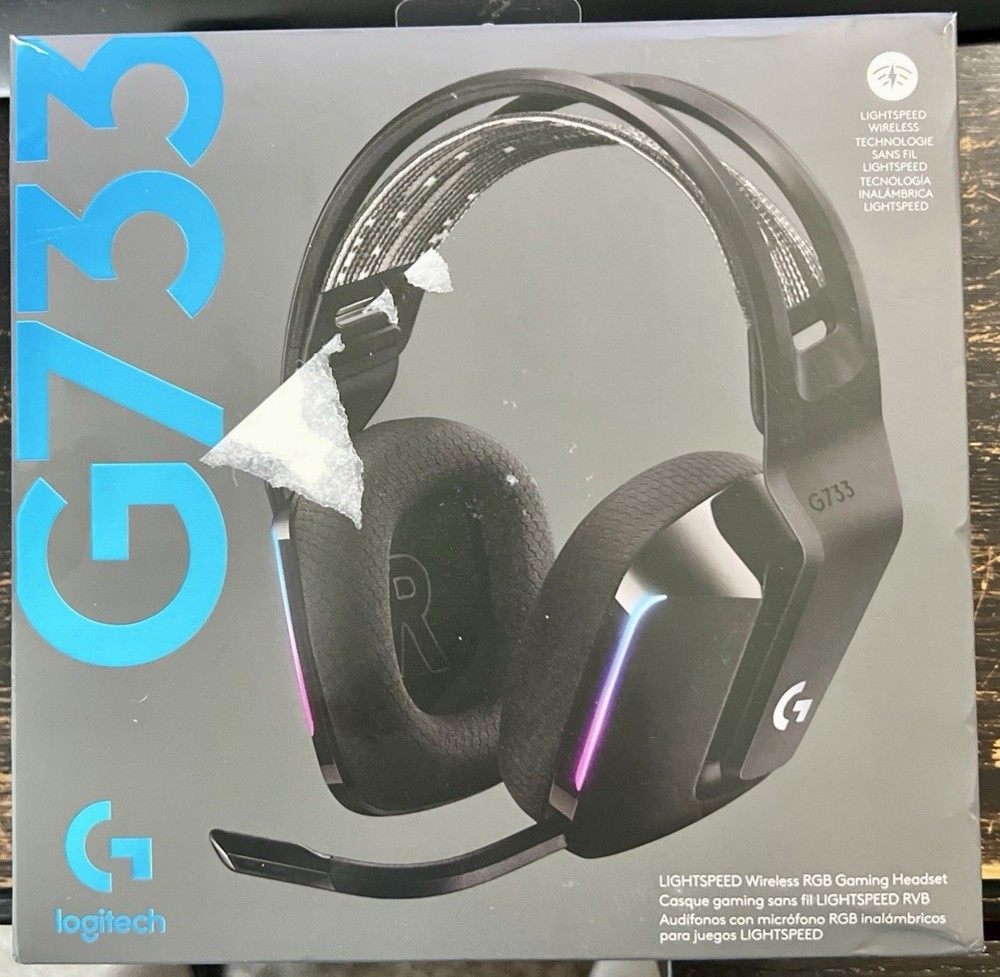 Logitech G733 LIGHTSPEED Wireless RGB Gaming Headset 981-000863 For PS5 / PC