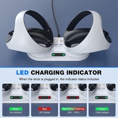 Controller Charging Station 4 Type C Magnetic Interface Dual Charger Dock W CJSS