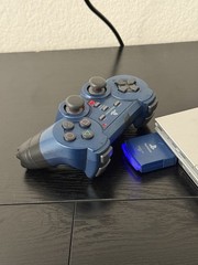 Sony PS2 Wireless Force 2 Controller KT2C- 0201 Blue W Dongle – TESTED
