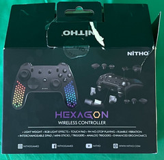 Controller NiTHO Wireless Hexagonal Gaming Joystick for PC/Switch/Android/iOS