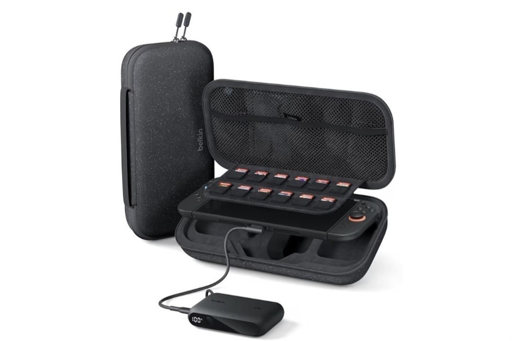 Belkin Nintendo Switch 2 Charge Case Integrated 10,000mAh Power Bank Charger NEW