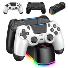 2 Pack Controllers for PS4 with Charging Station^