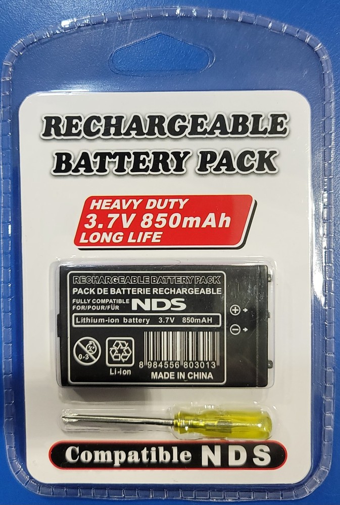New Replacement Battery+Screwdriver for Nintendo DS Original NDS 3.7V 850mAH