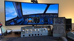 Skalarki Airbus FCU & MCDU Desktop Flight Sim Set – Plug & Play Airbus Cockpit