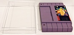 Display Protectors Clear Cases For Nintendo SNES CARTRIDGE Video Games Carts