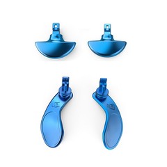 4PCS DIY Stainless Back Rear Button Paddles Replacement For PS5 Edge Controller