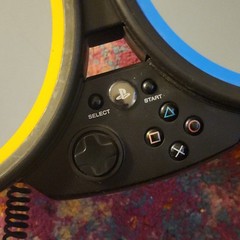 Harmonix PS3 Wired USB Drum Set Controller w/ Foot Pedal Model 822148, No Legs