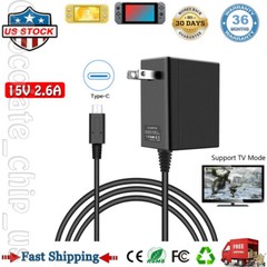 AC Adapter 15V Fast Wall Charger For Nintendo Switch TV & Dock Mode Power Supply