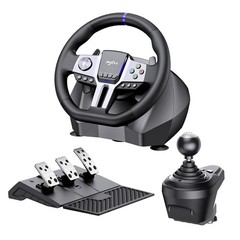 PXN V9 GEN2 PC Steering Wheel 270 900 Degree with Pedals Shifter