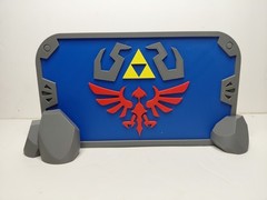 Zelda Hylian Shield Nintendo Switch 2 Dock Cover Stand Project Mayhem Designs