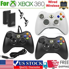 Wireless Gamepad Controller For Microsoft Xbox 360/360 Slim /360E PC Win 11 10 7