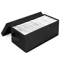 Secure Stackable CD Storage Box Made to Fit For 35 Standard Music Cases
