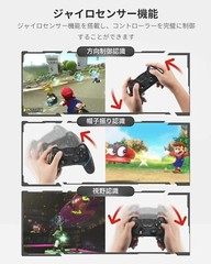 Switch Controller 2020 Wireless HD Vibration Small 6-Axis Gyro Sensor TURBO Fire