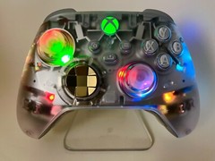 Microsoft Xbox One Controller – Ghost Cipher – with custom LED mod – Great GIFT
