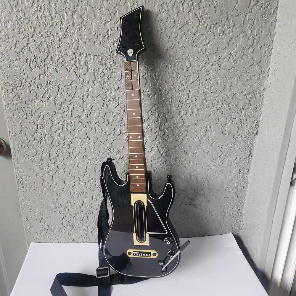 Activision Guitar Hero Live Wireless Guitar Controller Black Gold 87421805