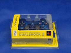 83: Sony Playstation 2 Dual shock Analog Controller Blue Sealed OEM Authentic