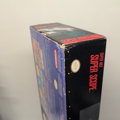 SNES Super Scope 6 w/Box No Receiver, Sight, Eye Piece, Works *SEE PHOTOS*