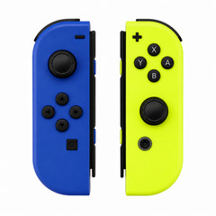 Wireless Gaming Controller Set Compatible with Nintendo Switch Blue Yellow