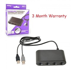 4 Port GC Controller Adapter For Switch/Wii/Wii U/Gamecube SMASH BROS