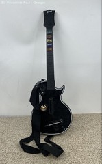Microsoft Xbox 360 Wireless Gibson Les Paul Guitar Hero Controller Red Octane