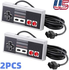 Wired Classic Retro Game Controller NES-004 Gamepad for Nintendo US Stock 2PCS