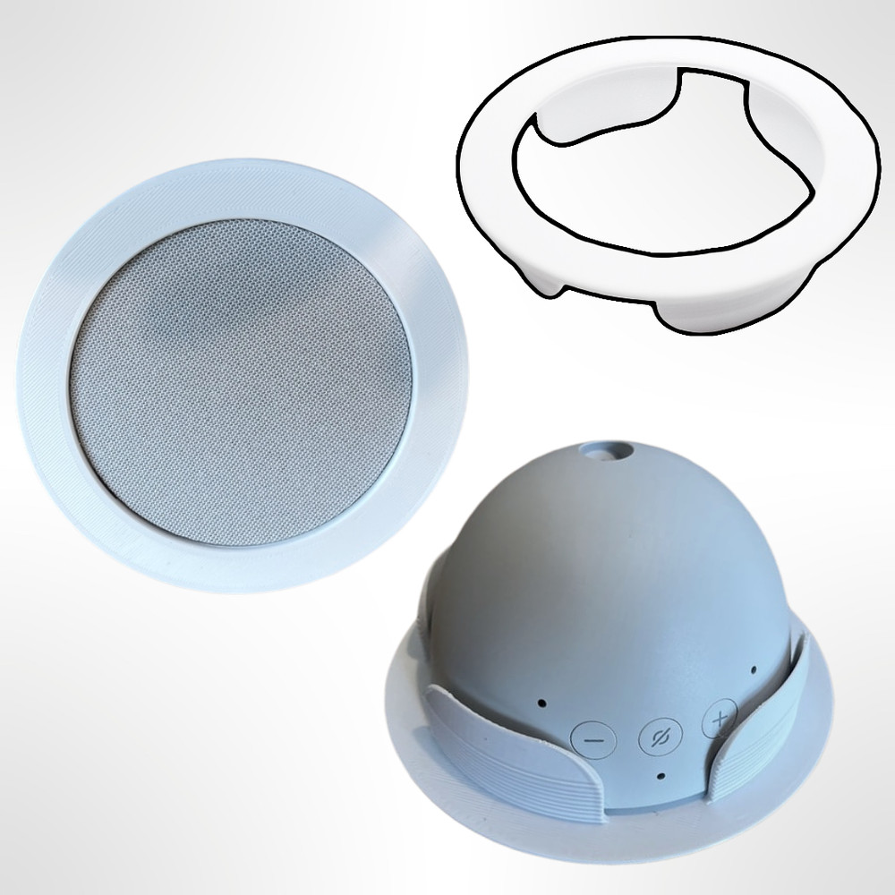 Ceiling Mount Compatible With Echo Pop Bracket Holder Roof Bedroom Hole Trim
