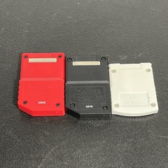 3x Nintendo Gamecube Old Skool Memory Card 64MB 1019 Blocks Nyko 2X Memory 59/8