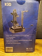 KDD Gaming Controller Missing Headset Stand USB Charging Station Organizer