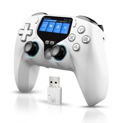 Wireless Gaming Controller with Interactive Screen for PC/PS3/Switch 2 1/Android