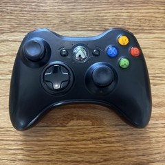 OEM Microsoft Xbox 360 & PC Windows Black Wireless Controller 1403