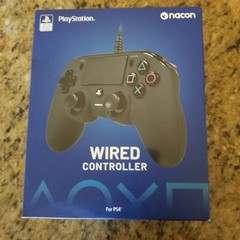 Nacon PS4 Controller Compact Wired Black Official Licensed Gamepad USB